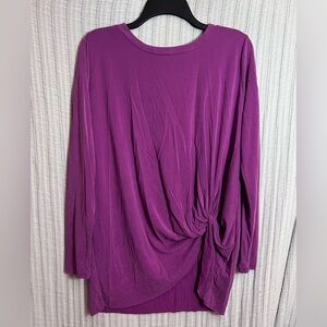 JODIFL Vibrant Pink Long Sleeve Top